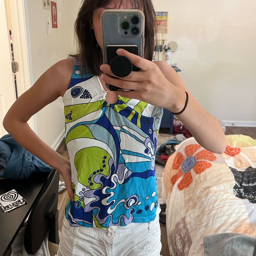 unique patterned top